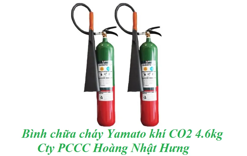 Bình chữa cháy Yamato khí CO2 4.6kg với chất lượng hàng đầu