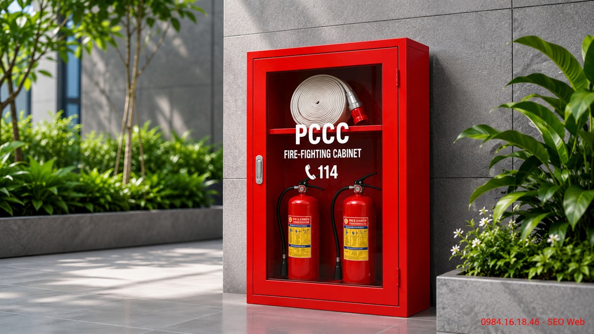 Tủ cứu hỏa được sử dụng phổ biến tại chung cư và nhà xưởng