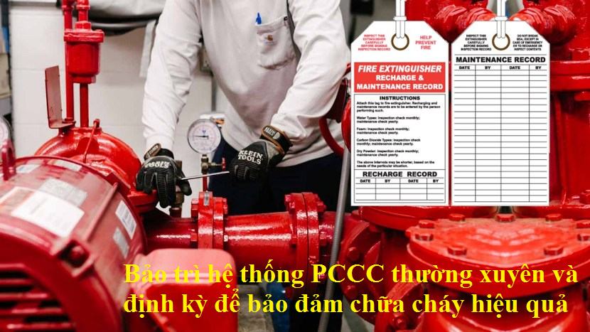 bảo trì hệ thống PCCC