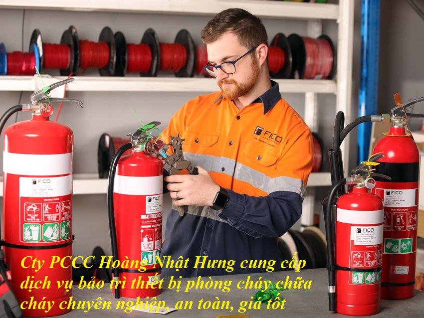 PCCC Hoàng Nhật Hưng bảo trì hệ thống PCCC