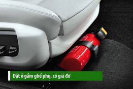Đặt bình chữa cháy ở vị trí nào trên ô tô ? Đặt bình chữa cháy ở vị trí nào trên ô tô ?