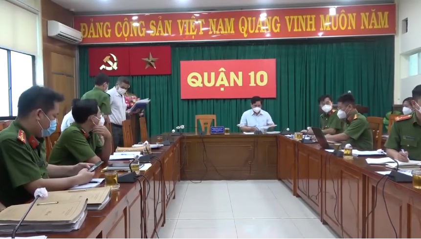 Buổi làm việc tại Ủy ban nhân dân Quận 10