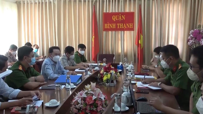 Buổi làm việc tại Ủy ban nhân dân Quận Bình Thạnh