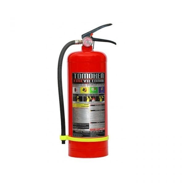 Bình phòng cháy Tomoken bột ABC 6kg có cấu tạo chắc chắn, dễ sử dụng và độ bền cao