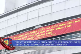Diễn tập chữa cháy và cứu nạn tại aeon mal Bình Tân Diễn tập chữa cháy và cứu nạn tại aeon mal Bình Tân