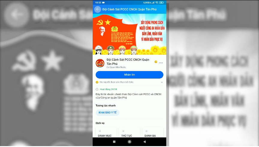 An toàn cháy nổ trên giao thông đường thuỷ tại TP. Hồ Chí Minh