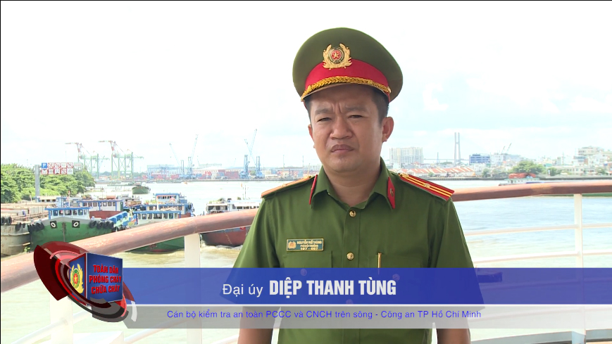 An toàn cháy nổ trên giao thông đường thuỷ tại TP. Hồ Chí Minh