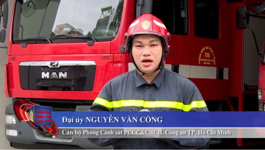 Tình huống thoát khỏi đám cháy với nhà chung cư