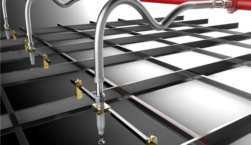 Ống mềm nối đầu phun Sprinkler cần được lắp đúng kỹ thuật để đảm bảo hiệu quả chữa cháy tối đa