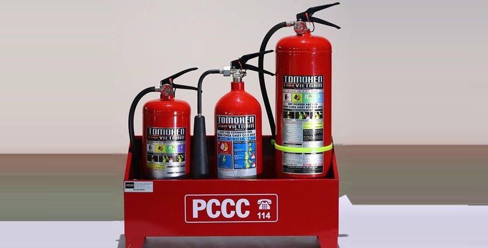Bình chữa cháy Tomoken sử dụng chất liệu cao cấp giúp chịu áp lực lớn mà không bị biến dạng Bình chữa cháy Tomoken sử dụng chất liệu cao cấp giúp chịu áp lực lớn mà không bị biến dạng