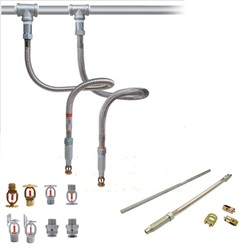 Ưu điểm của ống mềm nối đầu phun Sprinkler trong hệ thống PCCC