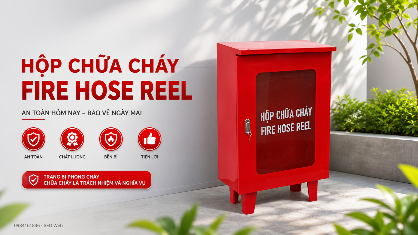 Tủ chữa cháy là thiết bị quan trọng trong hệ thống PCCC công trình