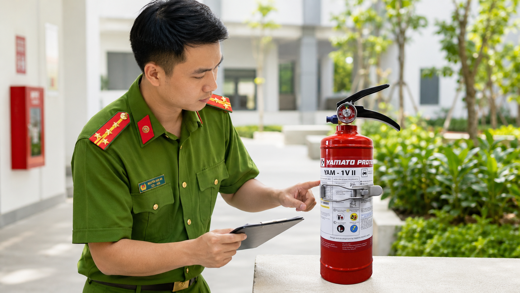 Kiểm tra bình chữa cháy theo quy định phòng cháy chữa cháy hiện hành Kiểm tra bình chữa cháy theo quy định phòng cháy chữa cháy hiện hành