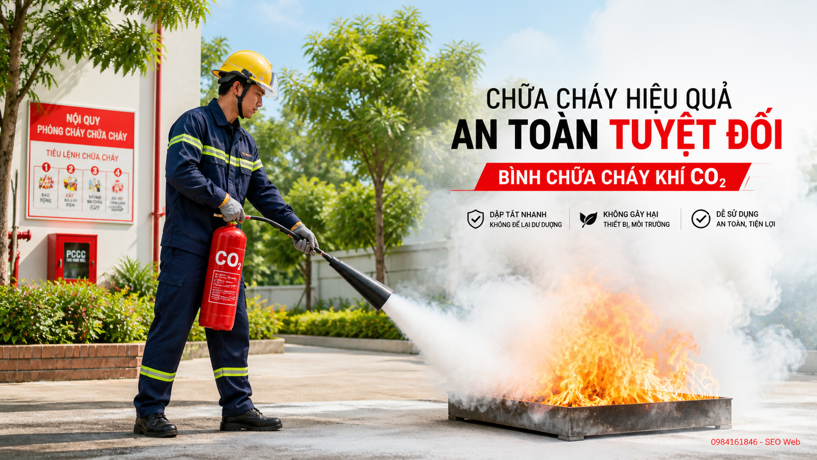 Những hiểu lầm phổ biến về sử dụng bình chữa cháy hiện nay