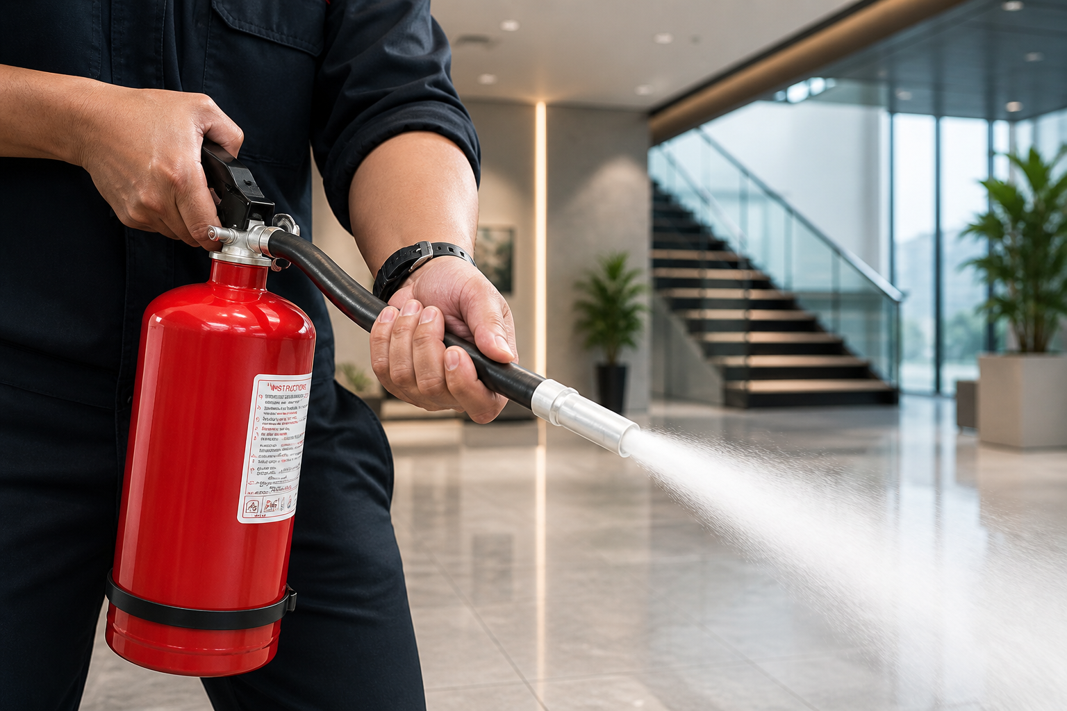 Hướng dẫn các nguyên tắc an toàn khi sử dụng bình chữa cháy