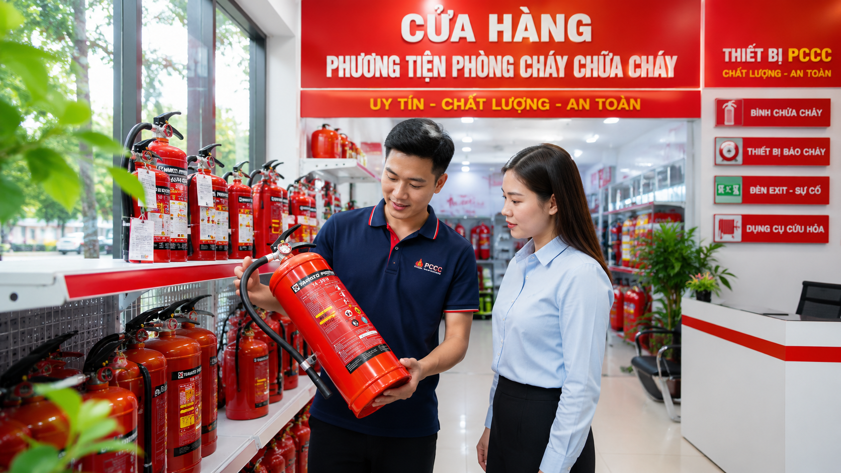 Kiểm tra thông số bình chữa cháy trước khi lựa chọn