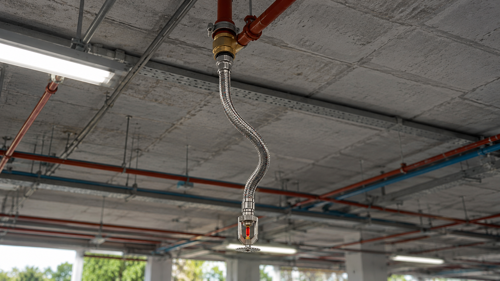 Ống mềm nối đầu phun Sprinkler Viking chất lượng cao chịu áp lực tốt
