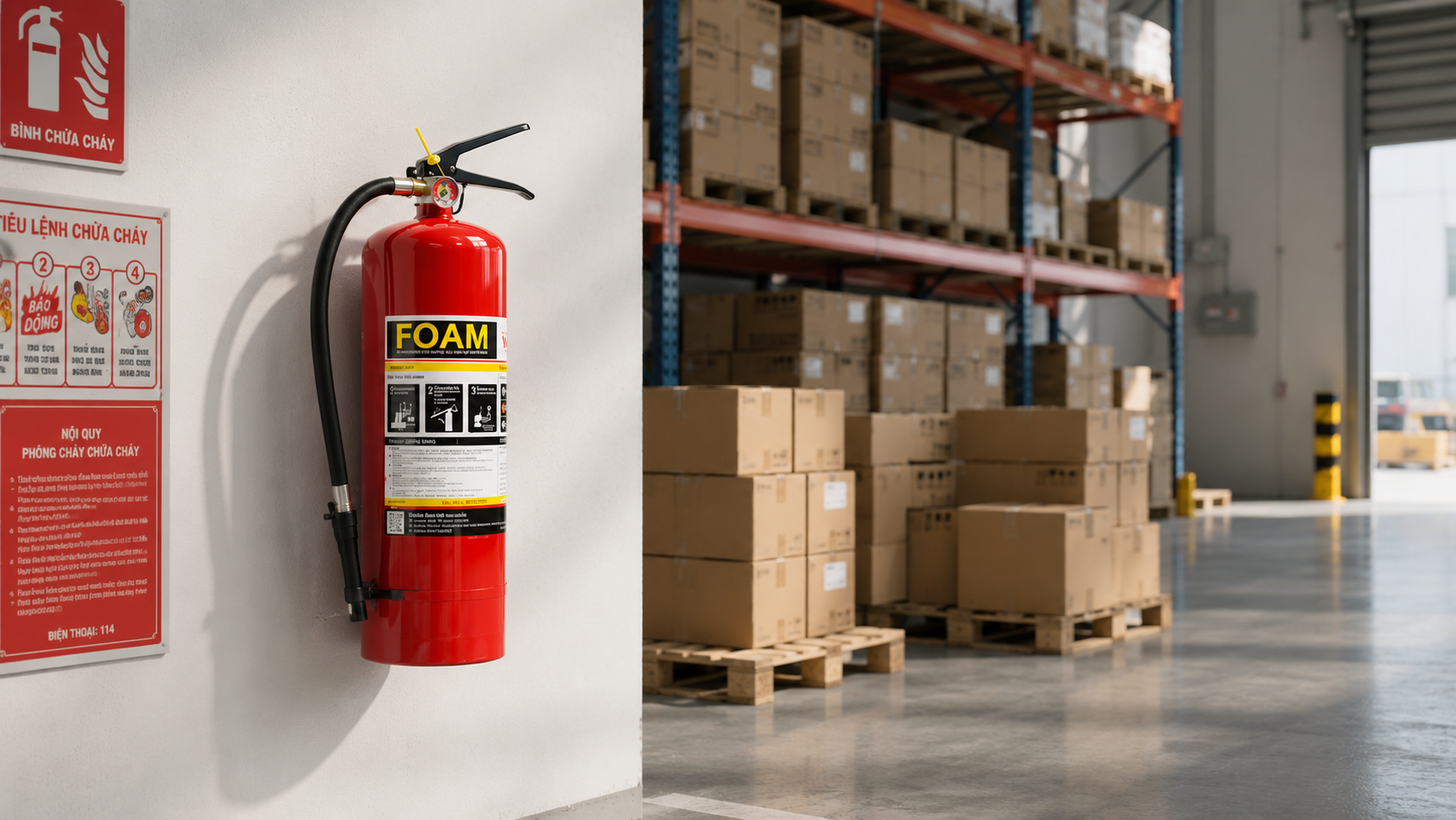 Bình chữa cháy Foam cho nhà ở và công trình dân dụng