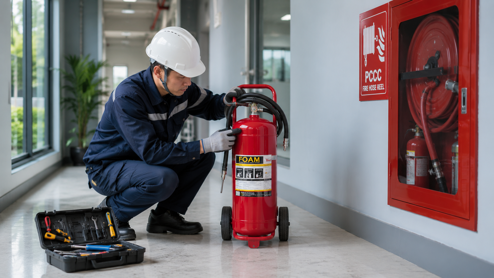 Những ưu điểm nổi bật của bình chữa cháy Foam hiện nay