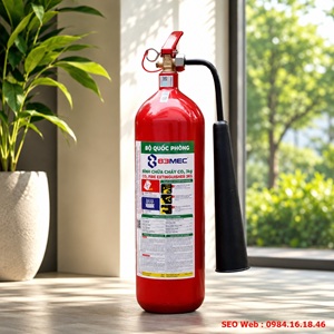 Bình chữa cháy CO2 5kg Bộ Quốc Phòng