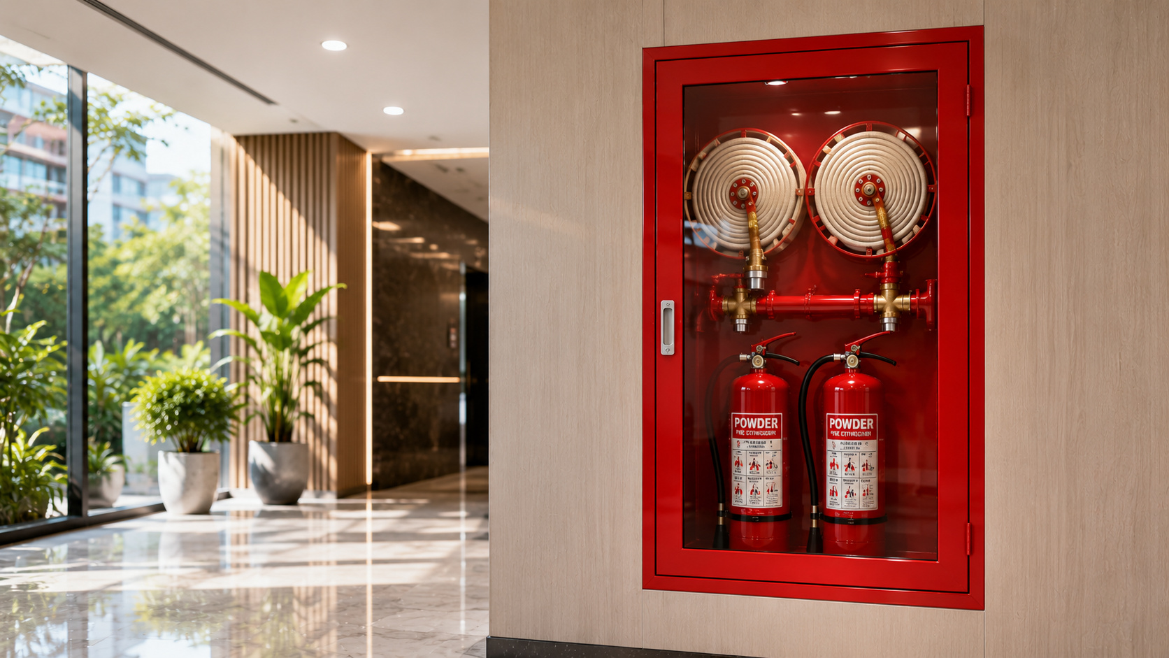 Hướng dẫn lựa chọn thiết bị cho tủ chữa cháy Lựa chọn thiết bị bên trong tủ chữa cháy phù hợp