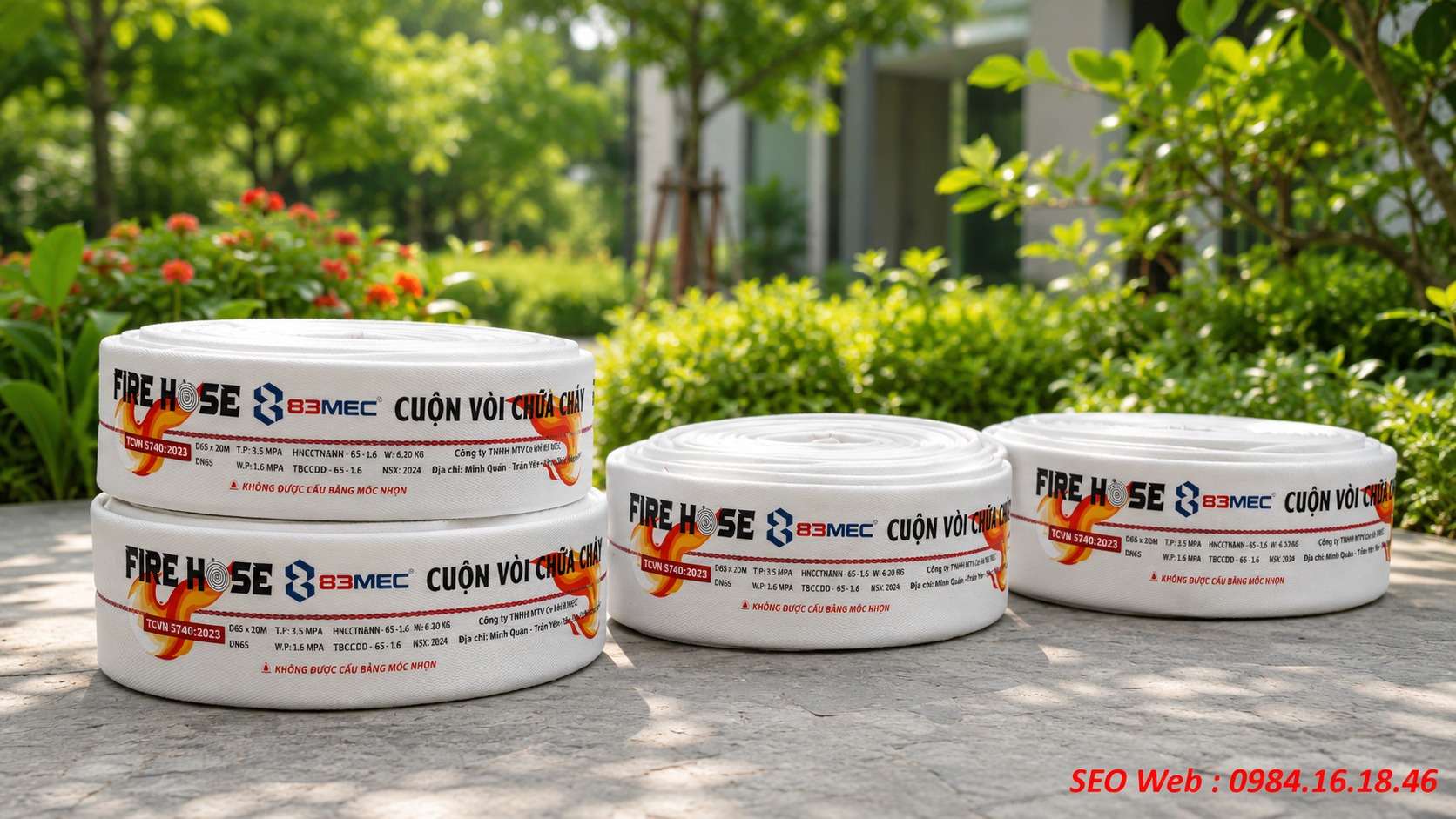 Vòi chữa cháy DN50 Bộ Quốc Phòng phù hợp lắp đặt tại nhà xưởng, kho hàng và tòa nhà. Vòi chữa cháy DN50 Bộ Quốc Phòng phù hợp lắp đặt tại nhà xưởng, kho hàng và tòa nhà.