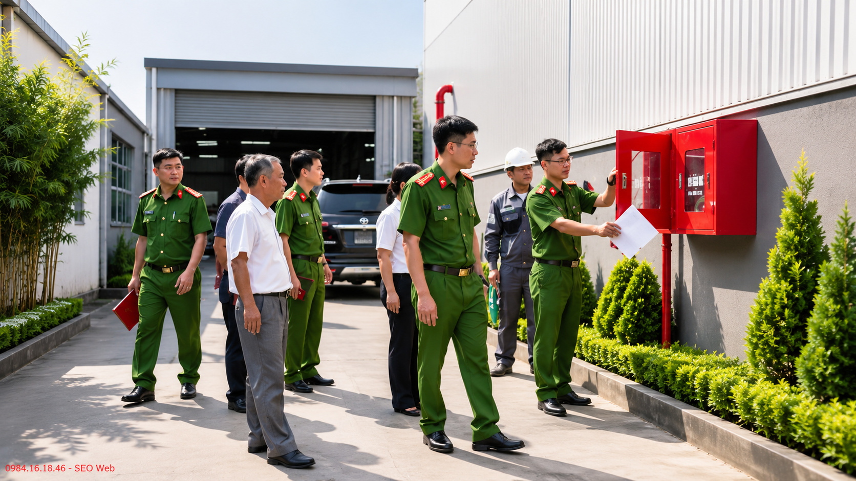 Hình ảnh doanh nghiệp chuyên nghiệp nhờ tủ chữa cháy Tủ chữa cháy góp phần nâng cao uy tín và hình ảnh doanh nghiệp