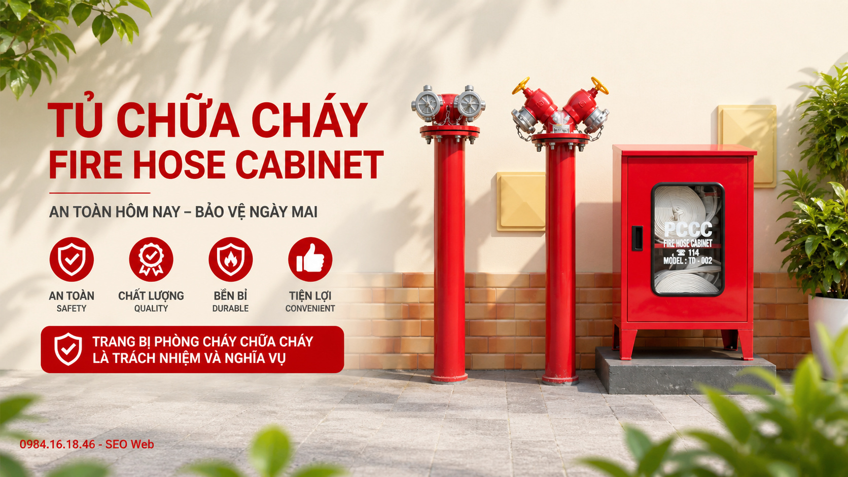 Các bước sử dụng tủ đúng cách trong tình huống khẩn cấp Quy trình sử dụng tủ chữa cháy đúng các bước an toàn