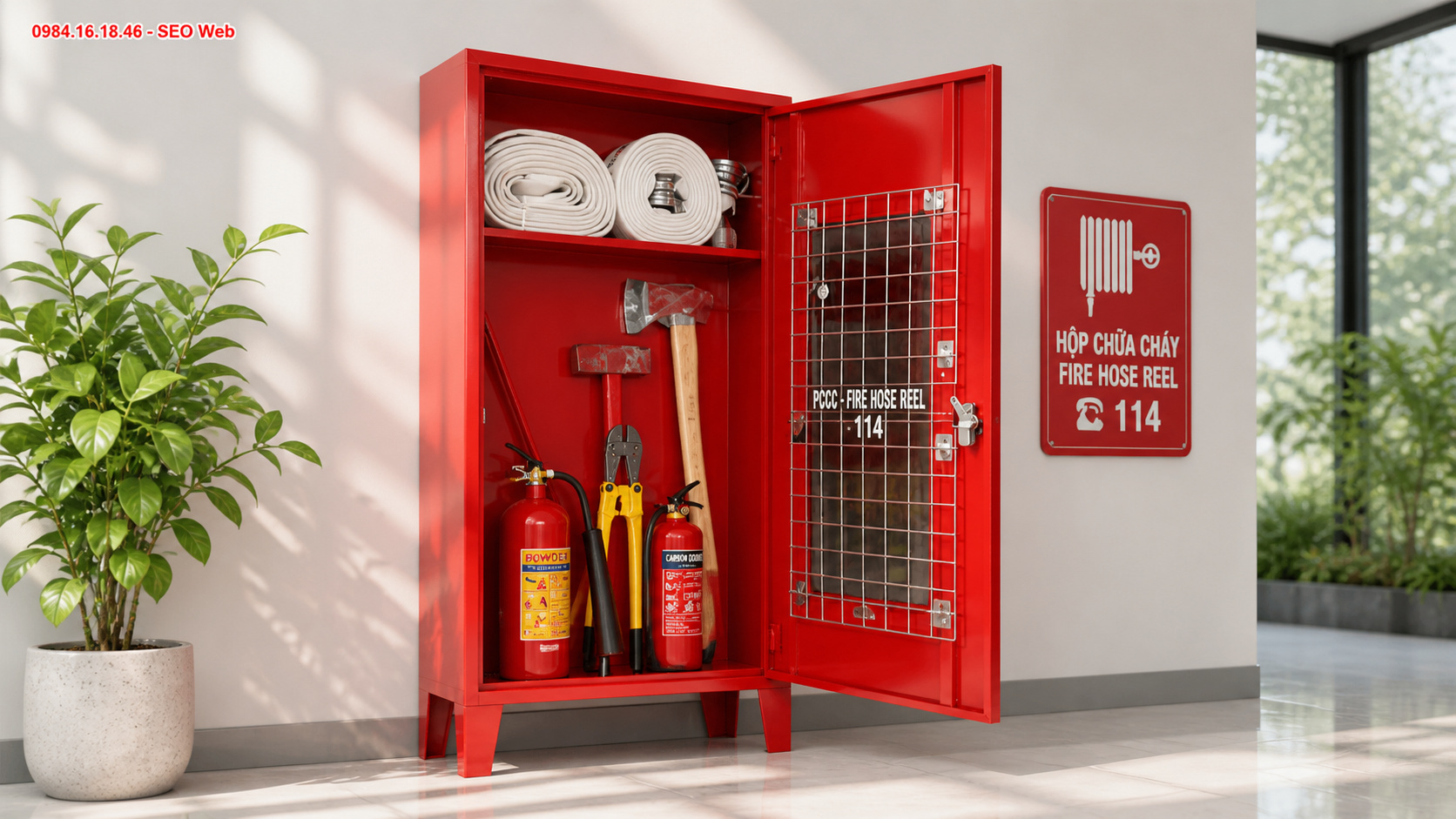 Lựa chọn phù hợp theo từng loại công trình sử dụng khác nhau Tủ chữa cháy phù hợp nhà xưởng văn phòng trường học và bệnh viện