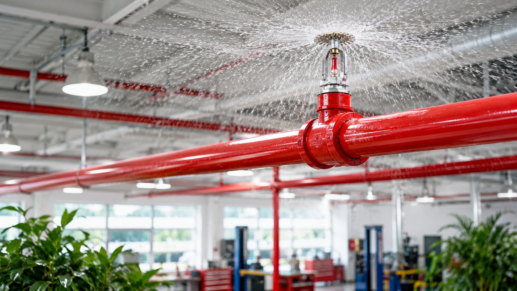 Vệ sinh đầu phun giúp hạn chế bụi bẩn gây suy giảm hoạt động Bụi bẩn tích tụ trên đầu phun sprinkler chữa cháy