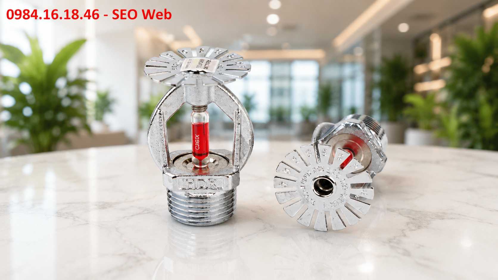 Chân ren kết nối đầu phun Sprinkler với hệ thống đường ống