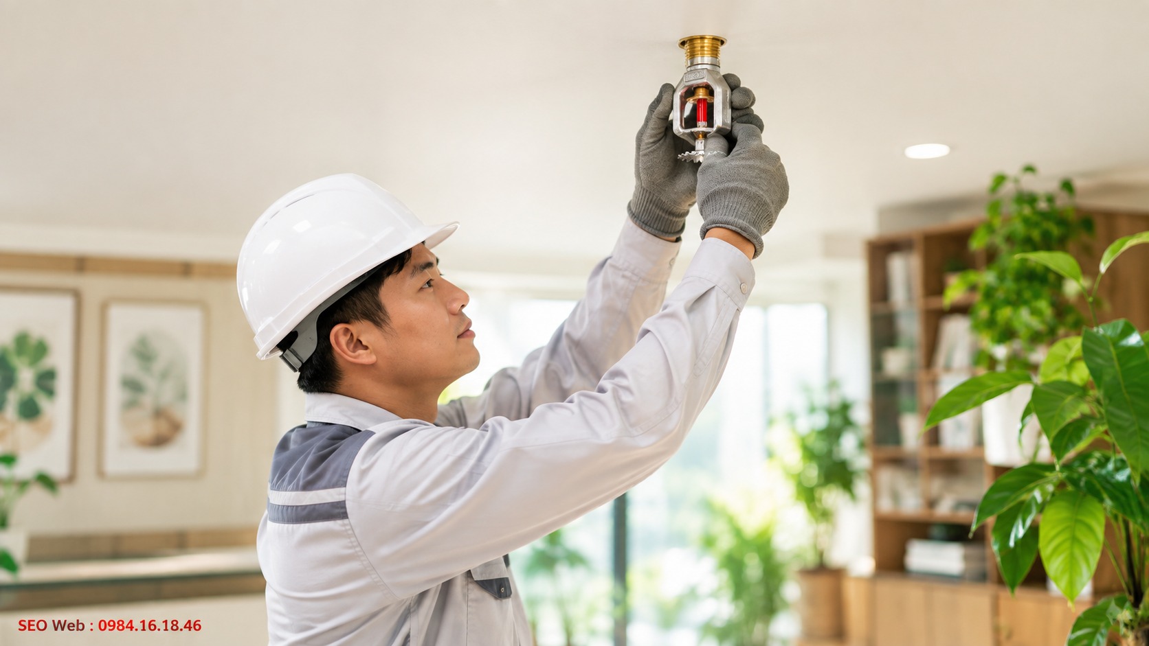 Công trình phù hợp sử dụng đầu phun chữa cháy Sprinkler hướng xuống