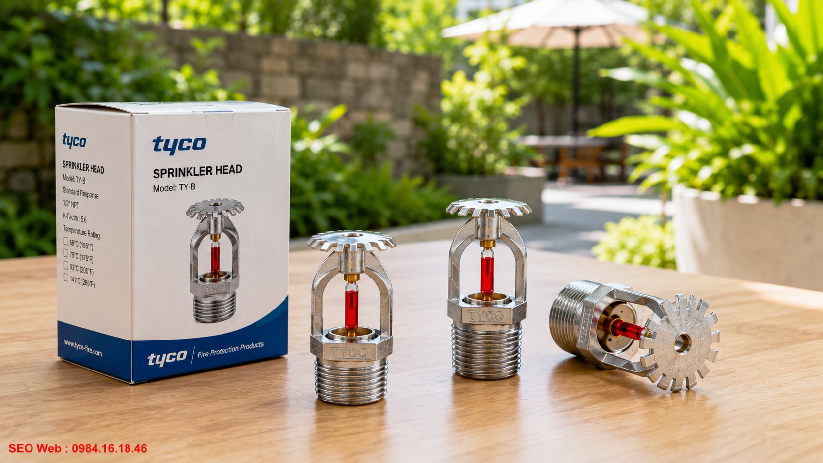Đặc điểm đầu phun Tyco hướng xuống dành cho nhiều công trình Đầu phun sprinkler hướng xuống Tyco dùng cho hệ thống chữa cháy tự động