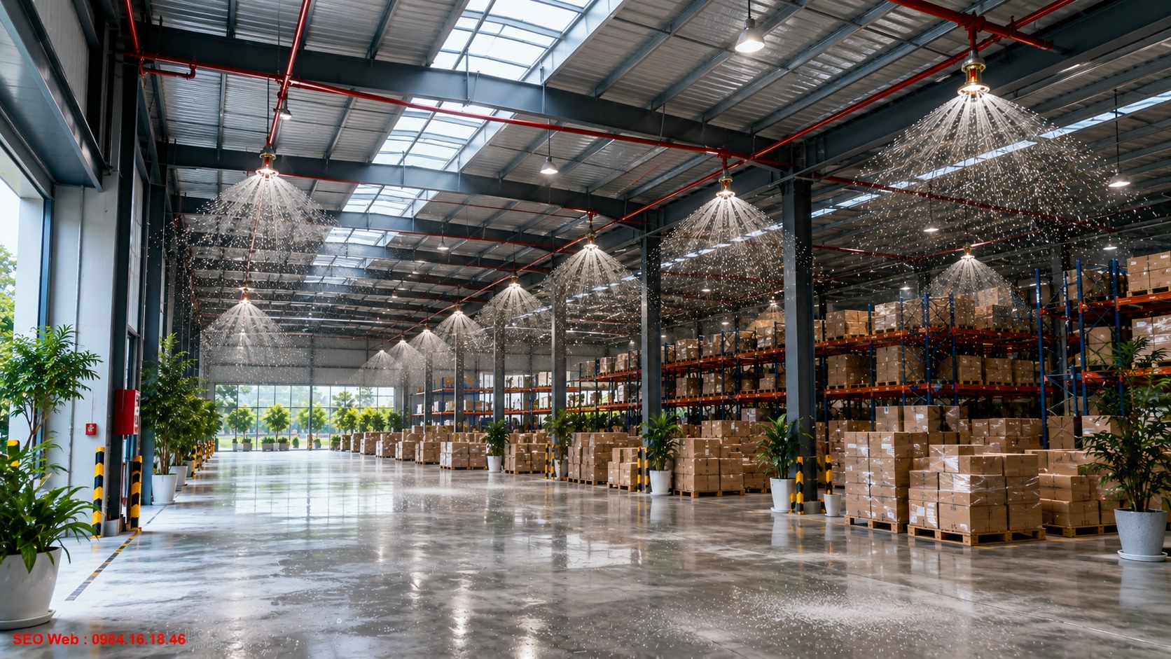 Điều kiện nguồn nước và đường ống quyết định hiệu quả phun của hệ thống Sprinkler