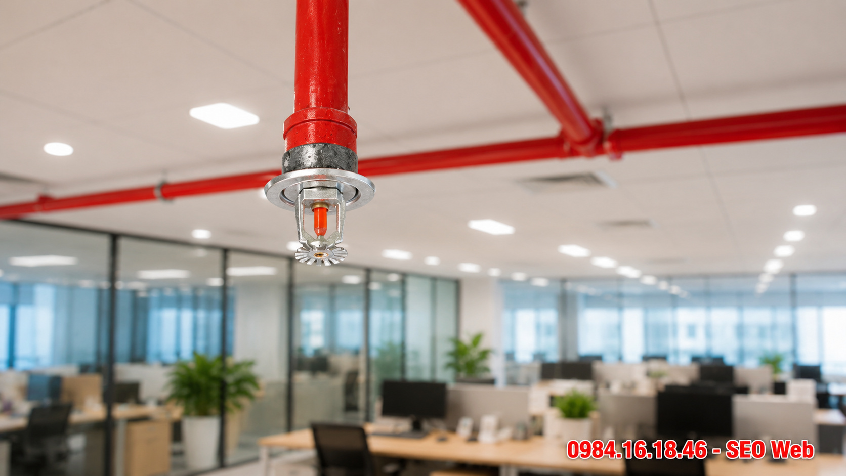 Tìm hiểu cấu tạo và đặc điểm sprinkler hướng xuống phổ biến Khái niệm và đặc điểm đầu phun chữa cháy Sprinkler hướng xuống