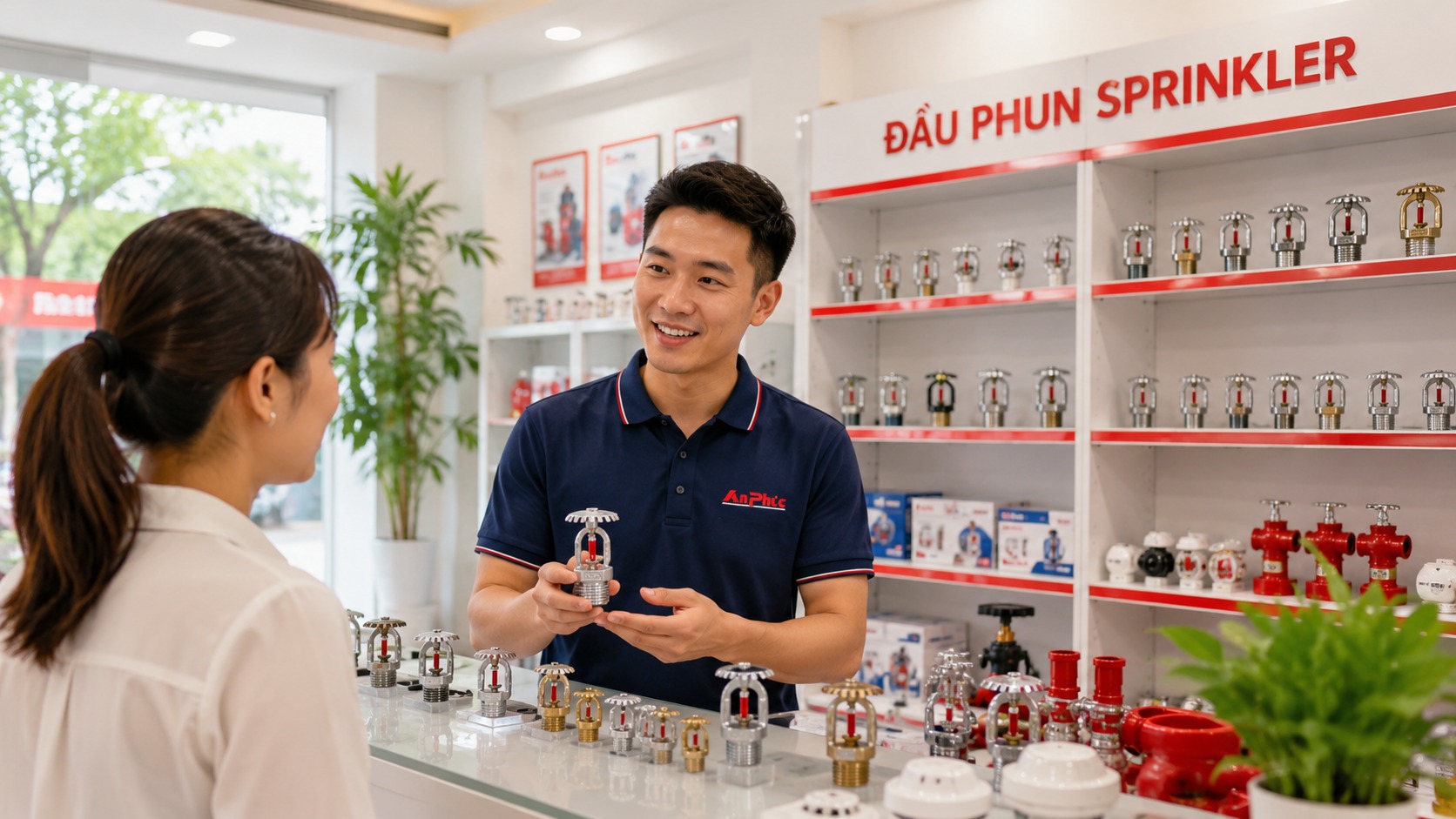 Liên hệ Hoàng Nhật Hưng để lựa chọn đầu phun phù hợp Mua đầu phun Sprinkler tại PCCC Hoàng Nhật Hưng cho công trình