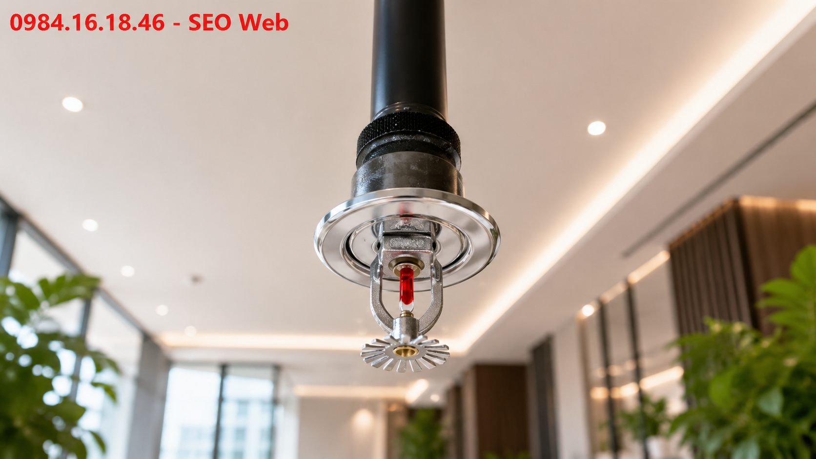 Những lưu ý khi sử dụng đầu phun Sprinkler hướng xuống trong công trình
