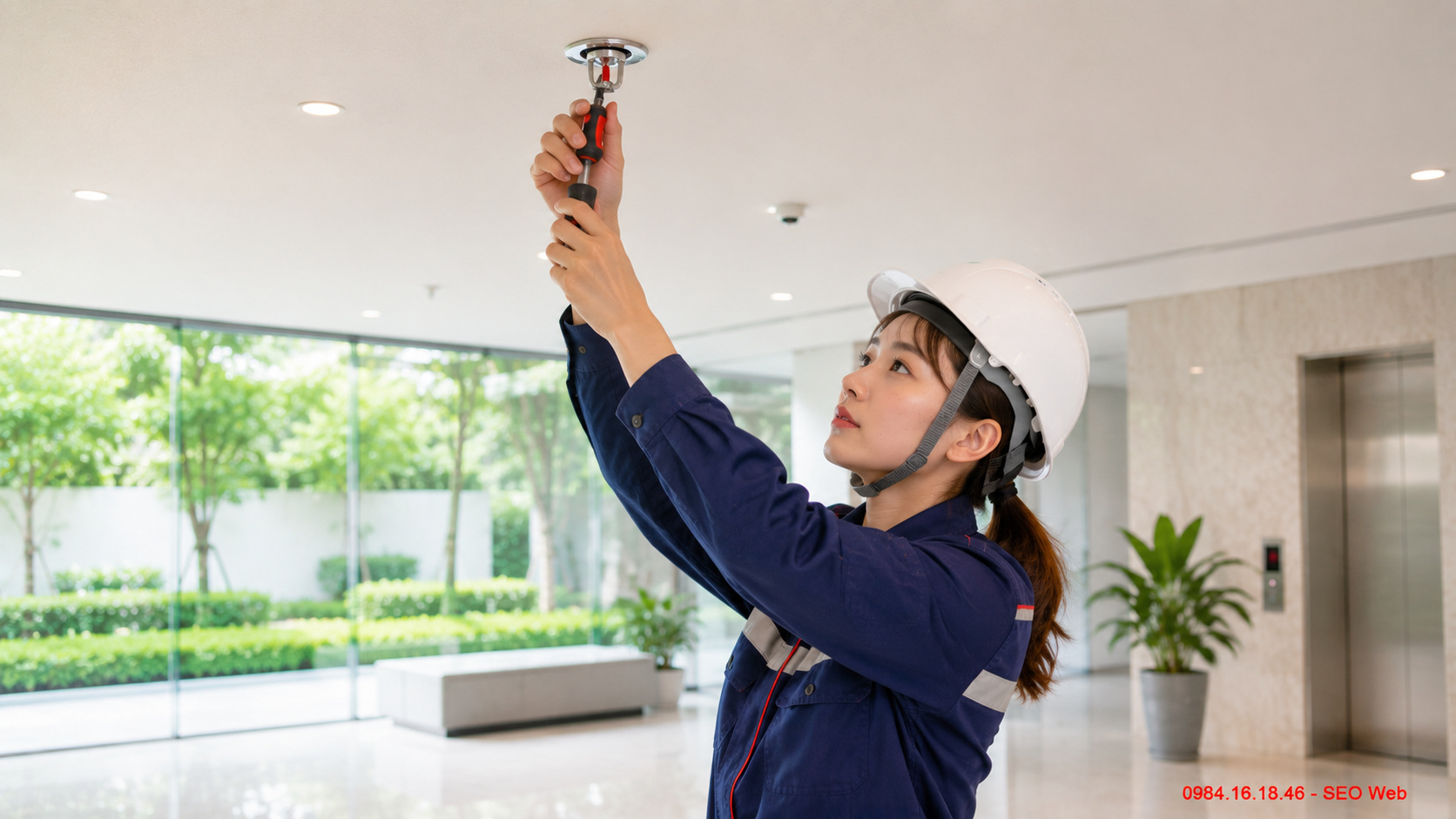 Những lưu ý quan trọng khi thi công đầu phun sprinkler Lưu ý khi lắp đặt đầu phun Sprinkler hướng xuống