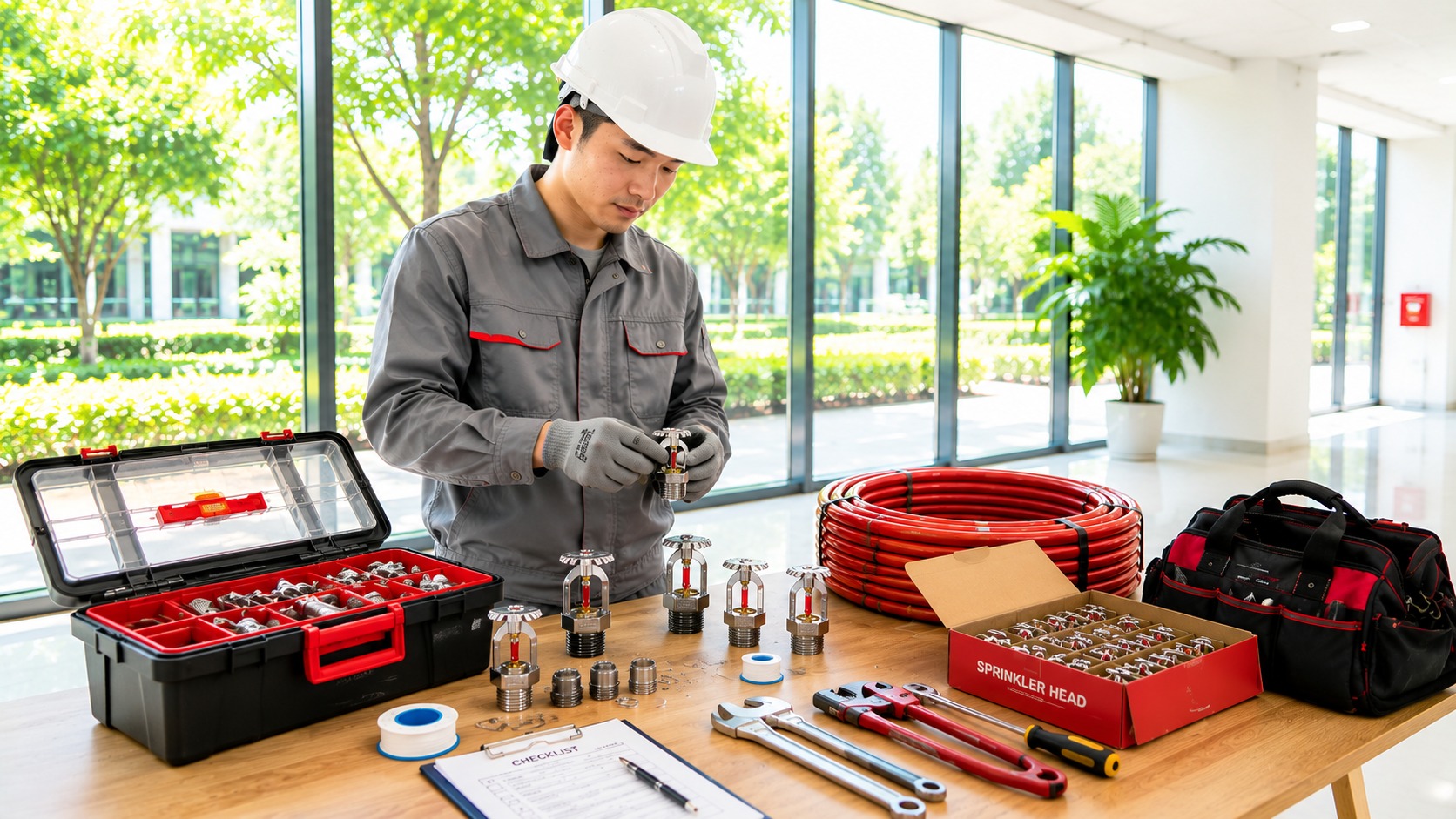 Kiểm tra tình trạng bóng cảm nhiệt trước khi tiếp tục sử dụng Nhận biết bóng thủy tinh nứt, rò rỉ hoặc biến dạng giúp phát hiện đầu phun không đạt