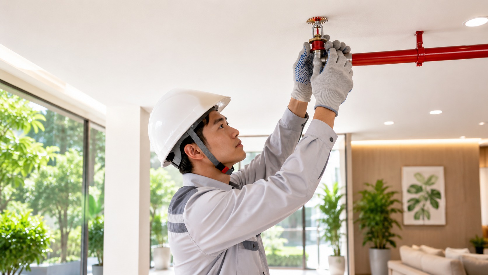 Nhiệt độ kích hoạt đầu phun Sprinkler theo màu bóng thủy tinh