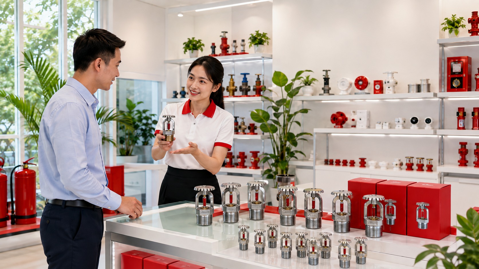 Tiêu chí chọn sprinkler phù hợp yêu cầu kỹ thuật từng công trình Tiêu chí lựa chọn đầu phun Sprinkler hướng xuống phù hợp