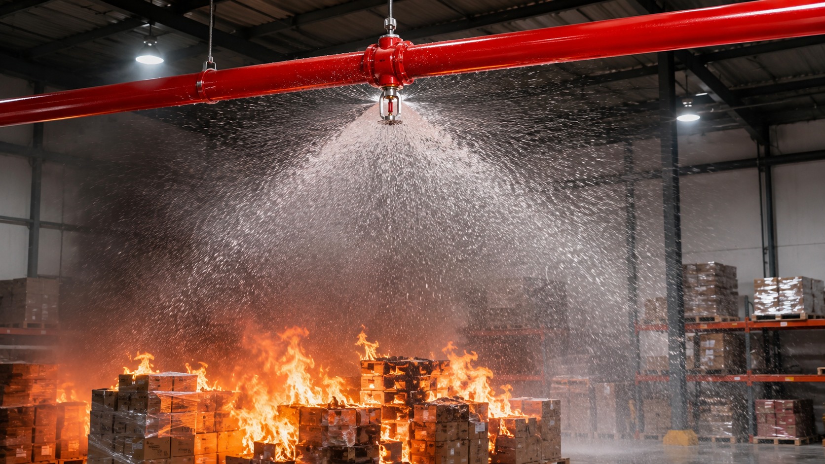 Bộ phận cảm nhiệt giúp đầu phun chữa cháy Sprinkler tự động kích hoạt khi cháy