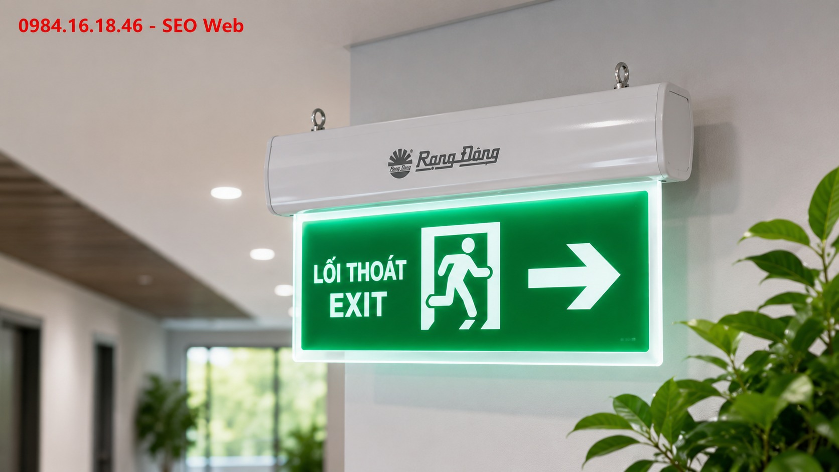 Đèn Exit Rạng Đông uy tín với khả năng hiển thị và vận hành ổn định