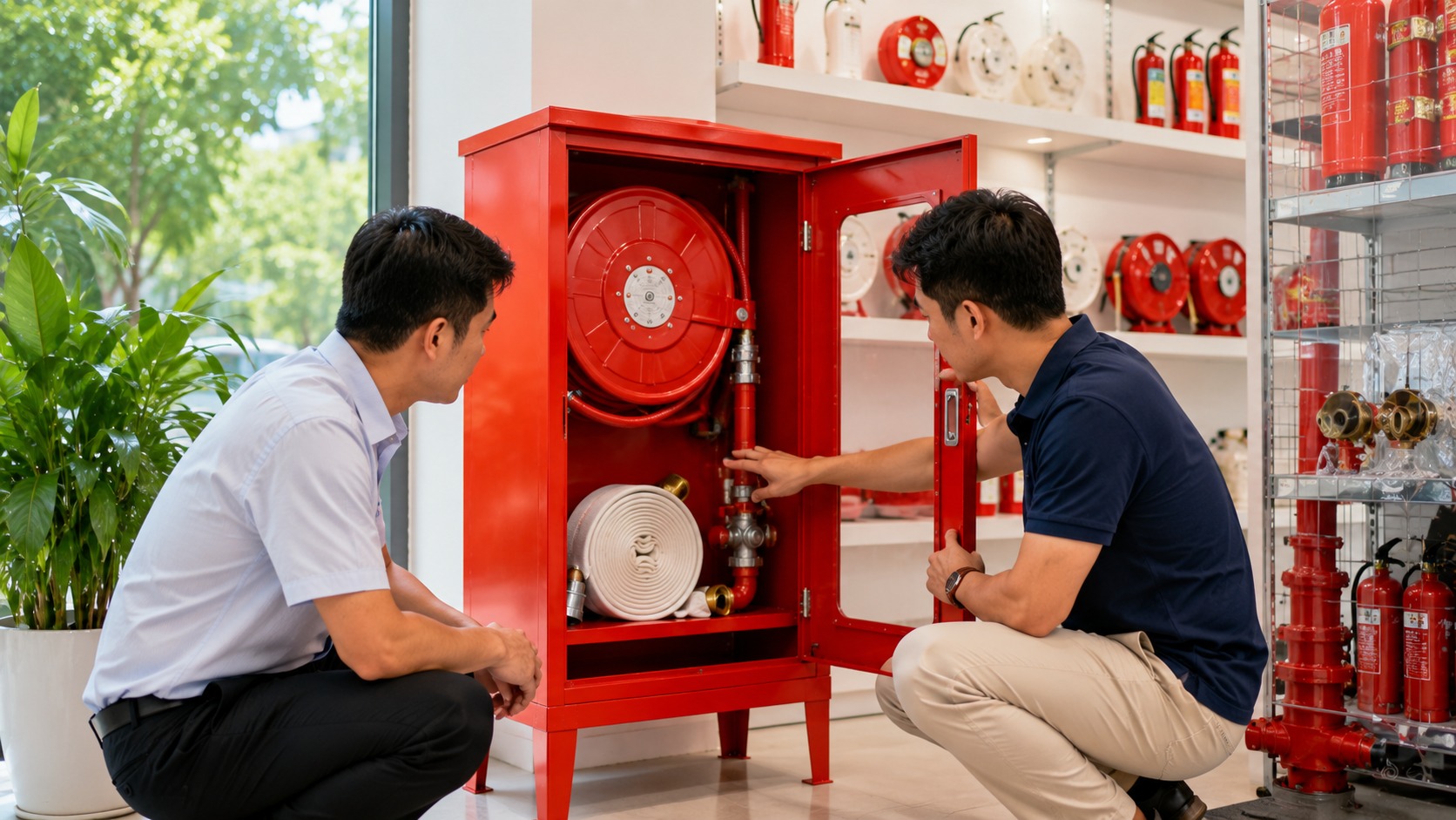 Công dụng tủ chữa cháy trong bảo vệ và lưu trữ thiết bị PCCC