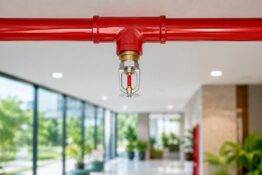 Cách bố trí đầu phun Sprinkler hướng xuống bảo đảm khả năng bao phủ
