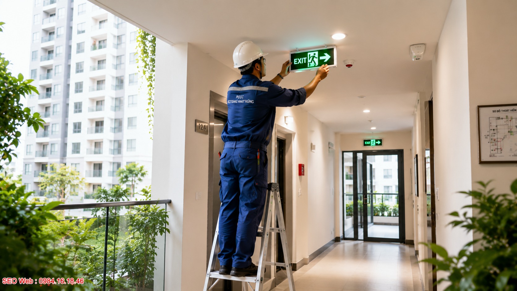 Hướng dẫn kiểm tra định kỳ đèn Exit nhằm phát hiện sớm lỗi kỹ thuật