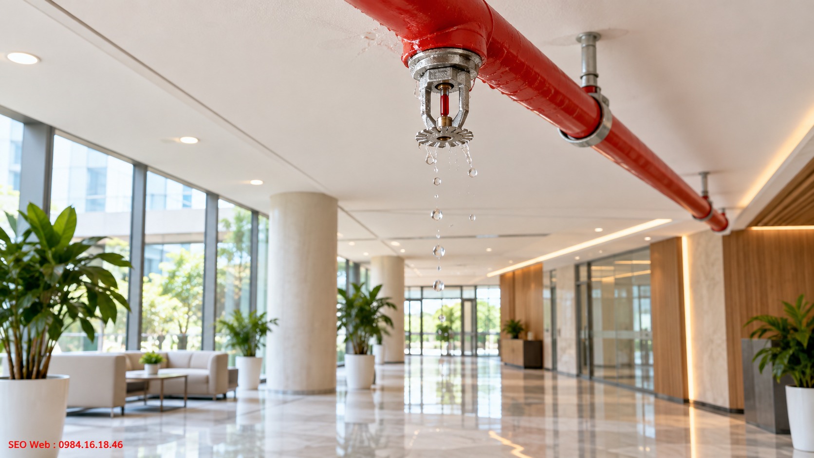 Các bước đưa hệ thống Sprinkler trở lại trạng thái vận hành Khôi phục hệ thống Sprinkler sau khi hoàn tất xử lý vị trí rò rỉ