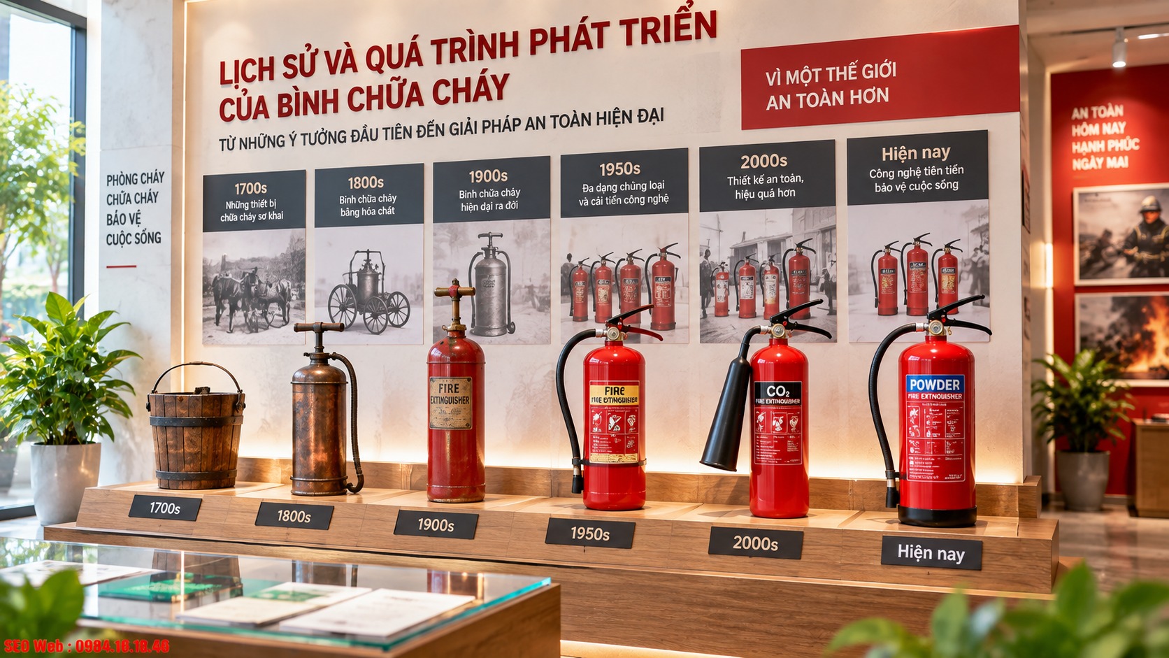 Bình chữa cháy được cải tiến liên tục nhằm tăng hiệu quả dập lửa
