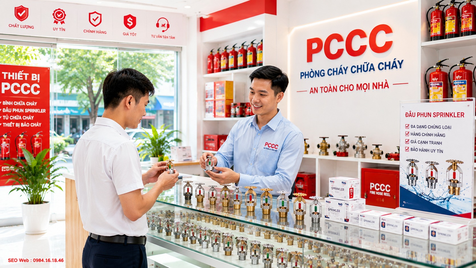 Tư vấn đầu phun Sprinkler phù hợp tại PCCC Hoàng Nhật Hưng Liên hệ PCCC Hoàng Nhật Hưng tư vấn đầu phun chữa cháy Sprinkler
