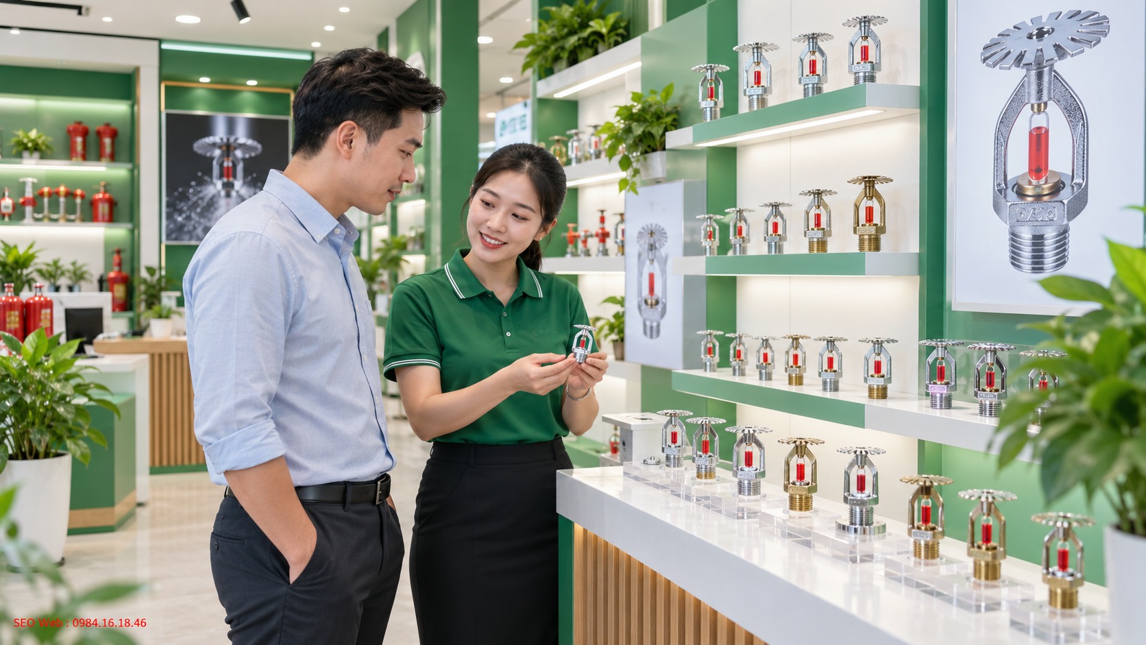 Chọn mức nhiệt đầu phun theo điều kiện sử dụng thực tế Lựa chọn nhiệt độ kích hoạt đầu phun phù hợp điều kiện môi trường lắp đặt